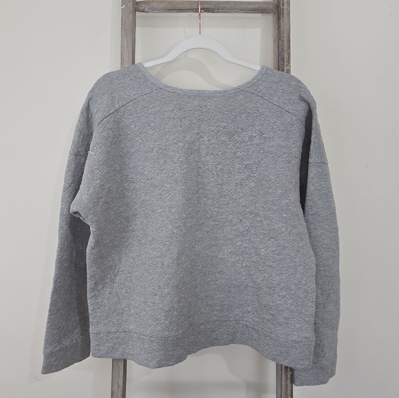 ⭐️40% Off⭐️ Loft Grey Quilted Diamond Sweatshirt - Picture 3 of 10